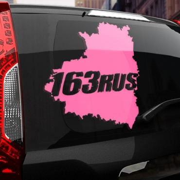 Наклейка 163 rus