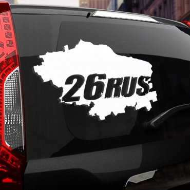 Наклейка 26 rus