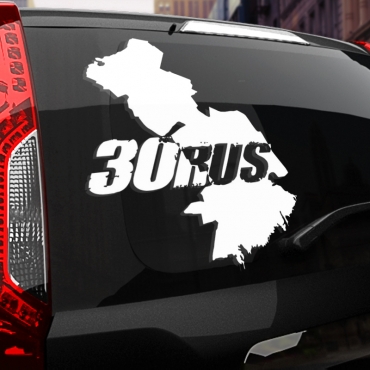 Наклейка 30 rus