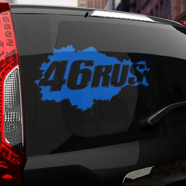 Наклейка 46 rus