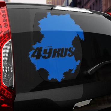 Наклейка 49 rus