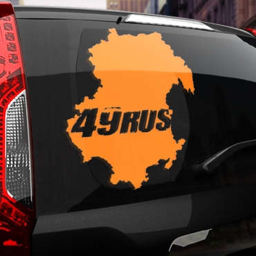 Наклейка 49 rus