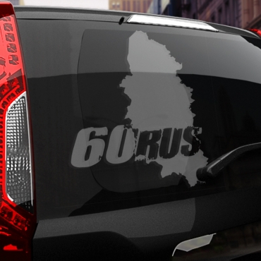 Наклейка 60 rus