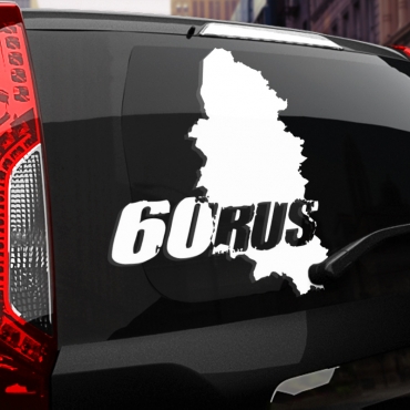 Наклейка 60 rus