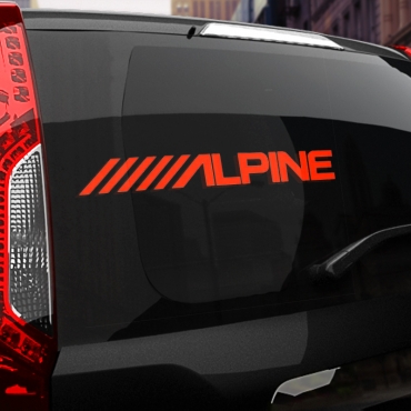 Наклейка ALPINE