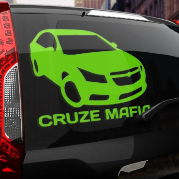 Наклейка CHEVROLET CRUZE МАФИЯ