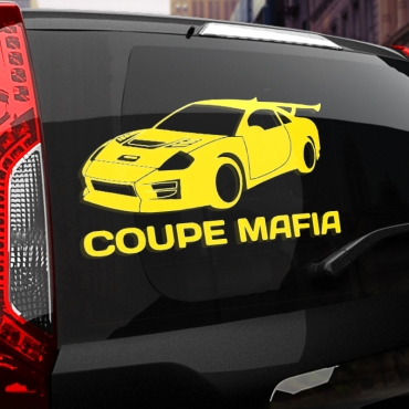 Наклейка COUPE МАФИЯ (TOYOTA)