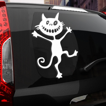 Наклейка Crazy Cat