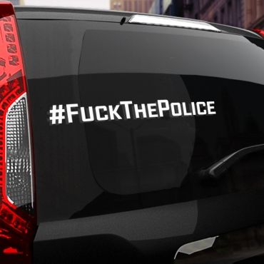 Наклейка #Fuck The Police