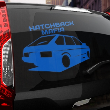 Наклейка HATCHBACK МАФИЯ (2109)