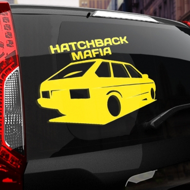 Наклейка HATCHBACK МАФИЯ (2109)