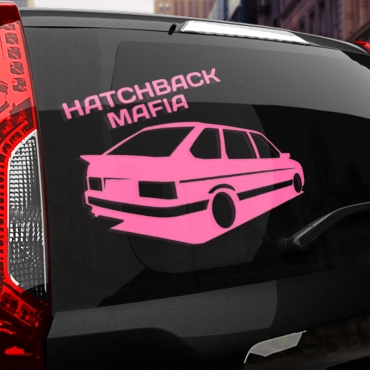 Наклейка HATCHBACK МАФИЯ (2114)