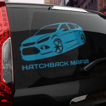 Наклейка HATCHBACK МАФИЯ (FORD FOCUS)