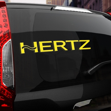Наклейка HERTZ