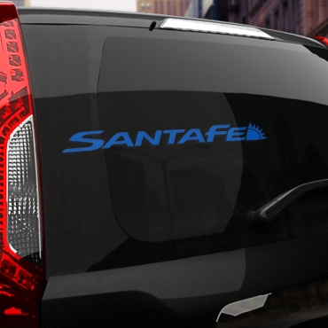 Наклейка Hyundai SantaFe