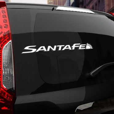 Наклейка Hyundai SantaFe