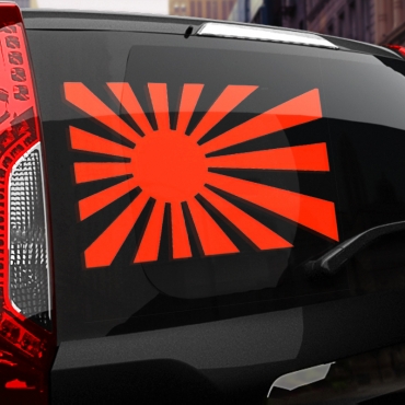 Наклейка JDM Rising Sun