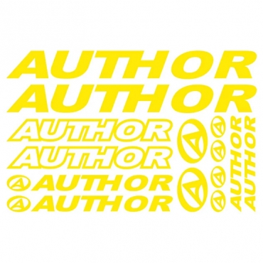 Наклейка Author комплект 30х20 см