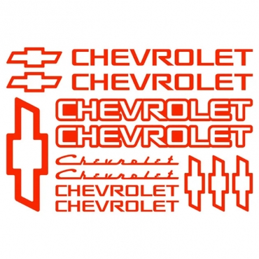 Наклейка Chevrolet набор