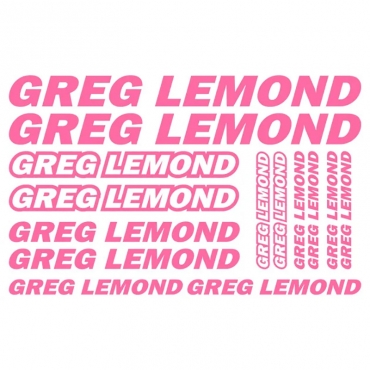 Наклейка GREG LEMOND комплект 30х20 см