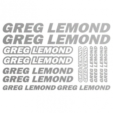 Наклейка GREG LEMOND комплект 30х20 см