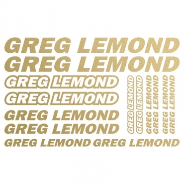 Наклейка GREG LEMOND комплект 30х20 см