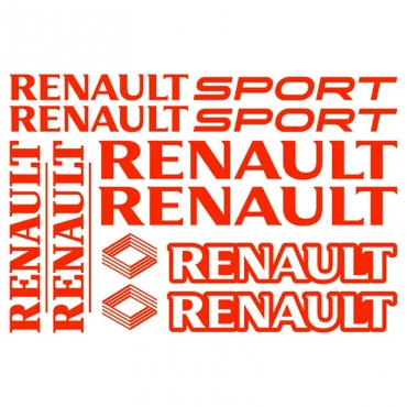 Наклейка Renault набор