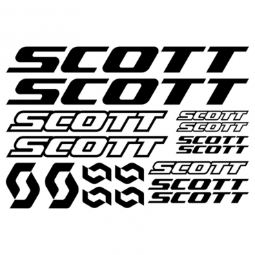 Наклейка SCOTT комплект 30х20 см