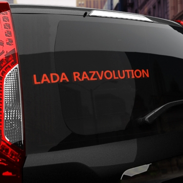 Наклейка LADA RAZVOLUTION