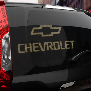 Наклейка логотип Chevrolet