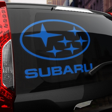 Наклейка логотип Subaru