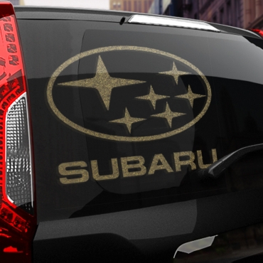 Наклейка логотип Subaru