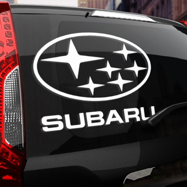 Наклейка логотип Subaru