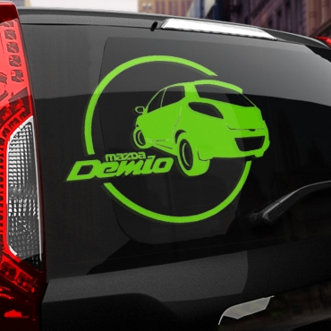 Наклейка Mazda DEMIO