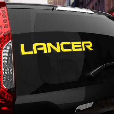 Наклейка Mitsubishi Lancer