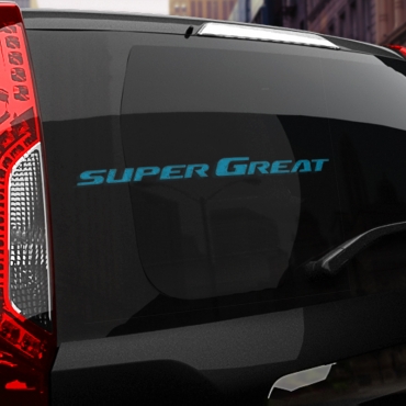 Наклейка Mitsubishi SuperGreat