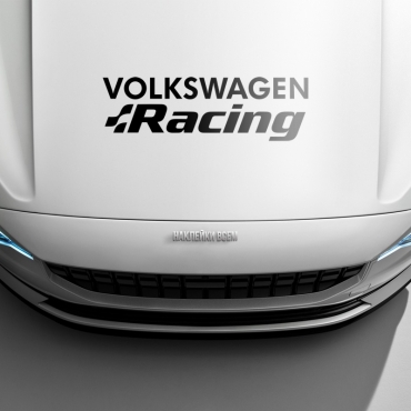 Наклейка надпись Volkswagen Racing