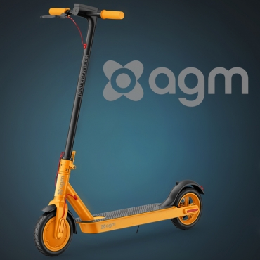 Наклейка AGM на трюковой самокат