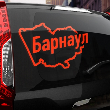Наклейка Барнаул
