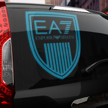 Наклейка EA7 Shield