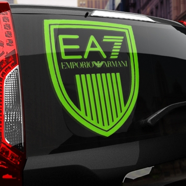 Наклейка EA7 Shield