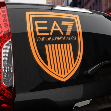 Наклейка EA7 Shield