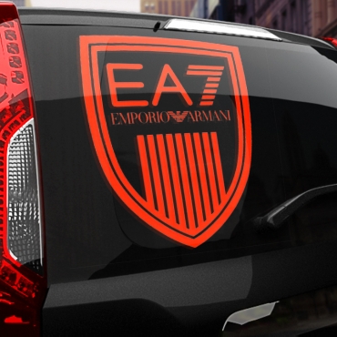 Наклейка EA7 Shield