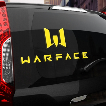 Наклейка логотип WARFACE