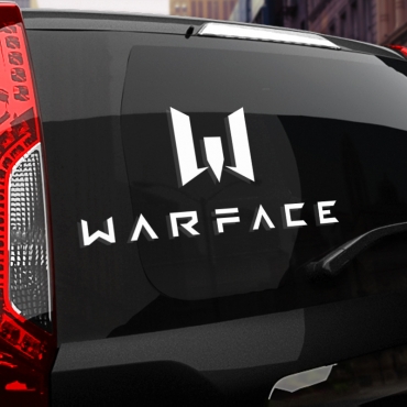 Наклейка логотип WARFACE