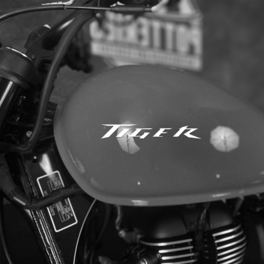 Наклейка на мотоцикл Honda Tiger