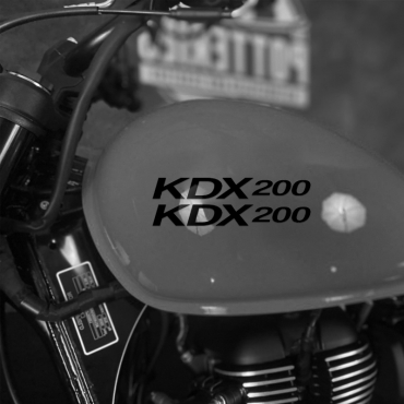 Наклейка Kawasaki KDX 200 на мотоцикл