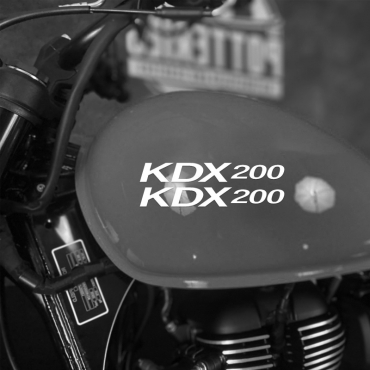 Наклейка Kawasaki KDX 200 на мотоцикл