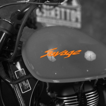 Наклейка на мотоцикл Suzuki Savage