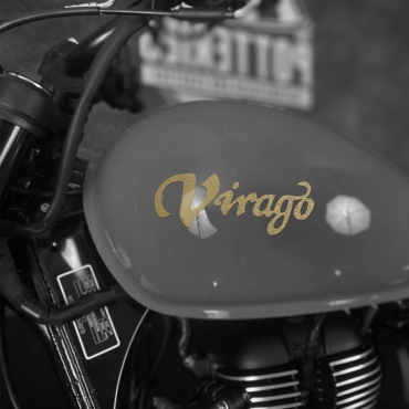 Наклейка YAMAHA VIRAGO на мотоцикл